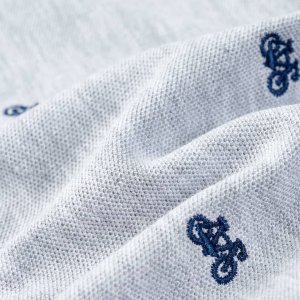 vidaXL Koszulka dziecięca polo,szary melanż, 92 7