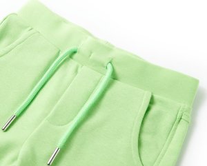 vidaXL Spodenki dziecięce, fluorescencyjny zielony, 128 3