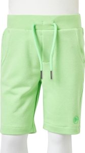 vidaXL Spodenki dziecięce, fluorescencyjny zielony, 128 8