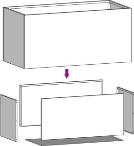 vidaXL Donica, antracytowa, 62x30x29 cm, stal walcowana na zimno 11