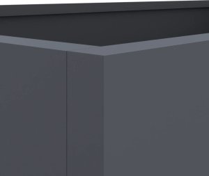 vidaXL Donica, antracytowa, 62x30x29 cm, stal walcowana na zimno 8