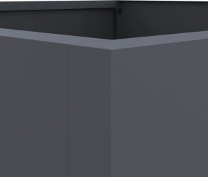 vidaXL Donica, antracytowa, 52x48x75 cm, stal walcowana na zimno 7