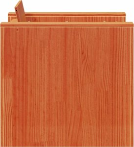 vidaXL Fotel ogrodowy, woskowy brąz, 79x60x62 cm, lite drewno sosnowe 5