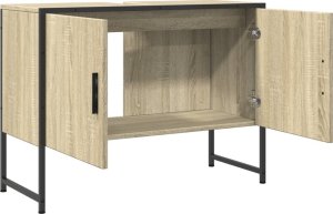 vidaXL Szafka pod umywalkę, dąb sonoma, 80x33x60 cm 6