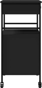 vidaXL Wózek kuchenny, czarny, 56x43x89,5 cm 10