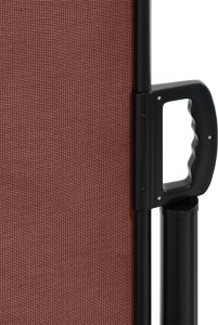 vidaXL Zwijana markiza boczna, brązowa, 200x500 cm 8