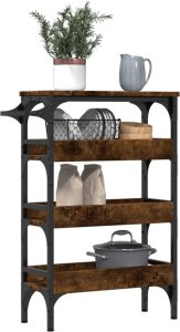 vidaXL Wózek kuchenny, przydymiony dąb, 53x20x76 cm 5