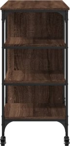 vidaXL Wózek kuchenny, brązowy dąb, 100x45x89,5 cm 8