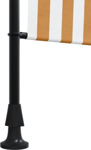 vidaXL Roleta zewnętrzna, pomarańczowo-biała, 100x270 cm 8