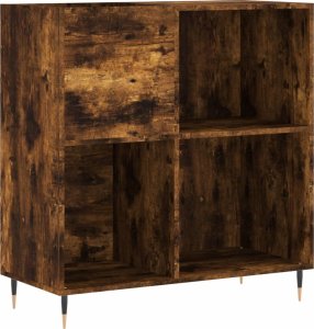 vidaXL Szafka na płyty, przydymiony dąb, 84,5x38x89 cm 2