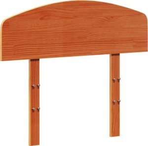 vidaXL Wezgłowie do łóżka, woskowy brąz, 100 cm, lite drewno sosnowe 2