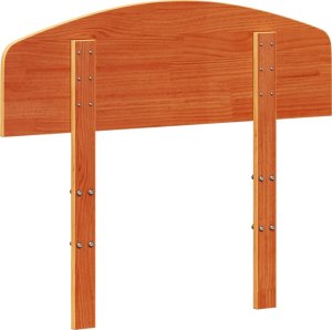 vidaXL Wezgłowie do łóżka, woskowy brąz, 100 cm, lite drewno sosnowe 6