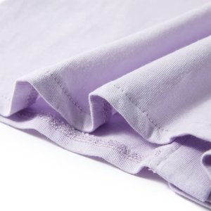 vidaXL Koszulka dziecięca z krótkimi rękawami, liliowa, 104 7