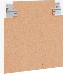 vidaXL Szafka nocna ze szklanymi drzwiami, biała, 35x37x35 cm 8