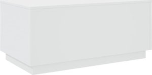 vidaXL Stolik kawowy z oświetleniem LED, biały, 90x50x40 cm 3