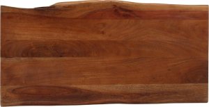 vidaXL Stolik kawowy, miodowy brąz, 110x55x40 cm, lite drewno akacjowe 4