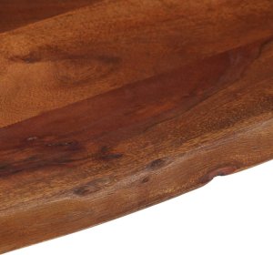 vidaXL Stolik kawowy, miodowy brąz, 110x55x40 cm, lite drewno akacjowe 6