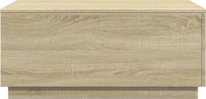 vidaXL Stolik kawowy z oświetleniem LED, dąb sonoma, 90x50x40 cm 7