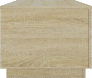 vidaXL Stolik kawowy z oświetleniem LED, dąb sonoma, 90x50x40 cm 8
