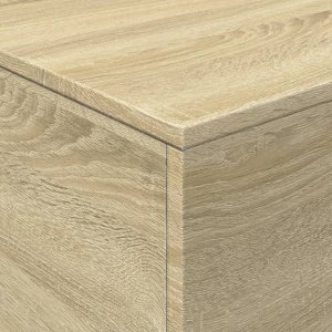 vidaXL Stolik kawowy z oświetleniem LED, dąb sonoma, 90x50x40 cm 10