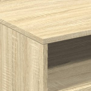 vidaXL Stolik kawowy z podświetleniem LED, dąb sonoma, 50x49x40 cm 10