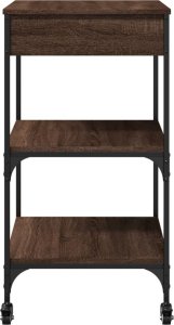 vidaXL Wózek kuchenny, brązowy dąb, 60x48x89,5 cm 9