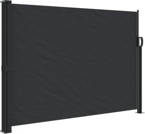 vidaXL Zwijana markiza boczna, czarna, 140x500 cm 2