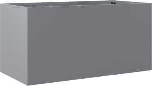 vidaXL Donica srebrna 62x30x29 cm galwanizowana stal 2