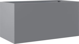 vidaXL Donica srebrna 62x30x29 cm galwanizowana stal 7