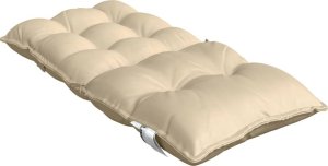 vidaXL Poduszki na krzesła z niskim oparciem, 4 szt., beżowe 6