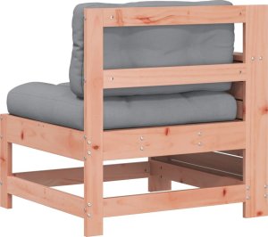 vidaXL Siedzisko ogrodowe z podłokietnikiem i poduszką, daglezjowe 6