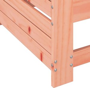 vidaXL Siedzisko ogrodowe z podłokietnikiem i poduszką, daglezjowe 8