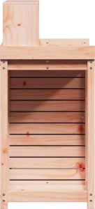 vidaXL Stolik ogrodniczy z półką, 82,5x50x109,5 cm, drewno daglezjowe 6