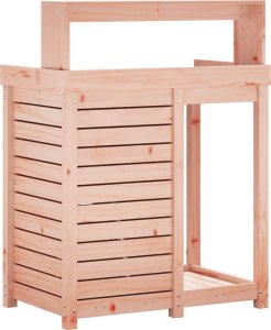 vidaXL Stolik ogrodniczy z półką, 82,5x50x109,5 cm, drewno daglezjowe 7