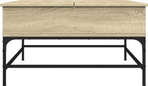 vidaXL Stolik kawowy, dąb sonoma, 80x80x45 cm 5