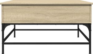 vidaXL Stolik kawowy, dąb sonoma, 80x80x45 cm 6