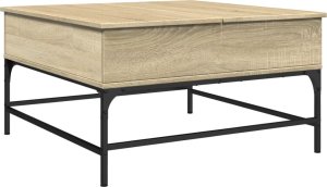 vidaXL Stolik kawowy, dąb sonoma, 80x80x45 cm 7