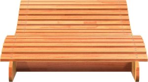 vidaXL Leżak, woskowy brąz, 205x80x31,5 cm, lite drewno sosnowe 3