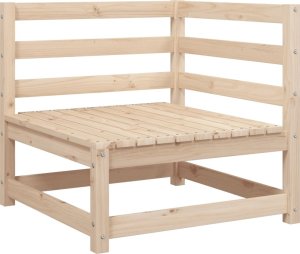 vidaXL 6-cz. zestaw mebli ogrodowych, lite drewno sosnowe 5