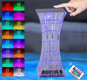 Lampka biurkowa Verk Lampka kryształ nocna stołowa led rgb usb pilot Lampka kryształ nocna stołowa led rgb usb pilot 4