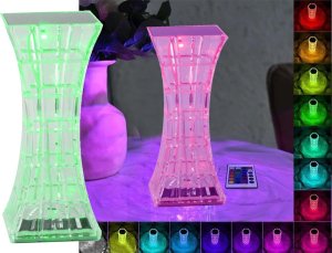 Lampka biurkowa Verk Lampka kryształ nocna stołowa led rgb usb pilot Lampka kryształ nocna stołowa led rgb usb pilot 5