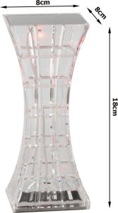 Lampka biurkowa Verk Lampka kryształ nocna stołowa led rgb usb pilot Lampka kryształ nocna stołowa led rgb usb pilot 7