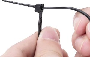 Verk Opaski zaciskowe trytytki 3,6x200 100 szt czarne Opaski zaciskowe trytytki 3,6x200 100 szt czarne 2