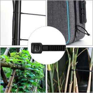 Verk Opaski zaciskowe trytytki 3,6x200 100 szt czarne Opaski zaciskowe trytytki 3,6x200 100 szt czarne 3