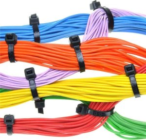 Verk Opaski zaciskowe trytytki 3,6x200 100 szt czarne Opaski zaciskowe trytytki 3,6x200 100 szt czarne 4