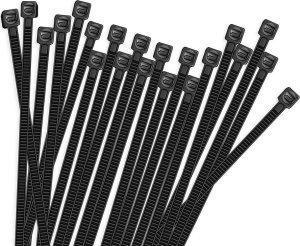 Verk Opaski zaciskowe trytytki 3,6x200 100 szt czarne Opaski zaciskowe trytytki 3,6x200 100 szt czarne 5