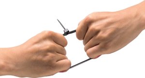 Verk Opaski zaciskowe trytytki 3,6x200 100 szt czarne Opaski zaciskowe trytytki 3,6x200 100 szt czarne 6