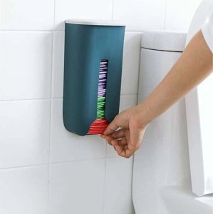 Verk Pojemnik na reklamówki siatki torby organizer na worki kuchenny na ściannę Pojemnik na reklamówki siatki torby organizer na worki kuchenny na ściannę 4