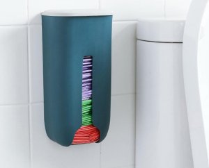 Verk Pojemnik na reklamówki siatki torby organizer na worki kuchenny na ściannę Pojemnik na reklamówki siatki torby organizer na worki kuchenny na ściannę 6