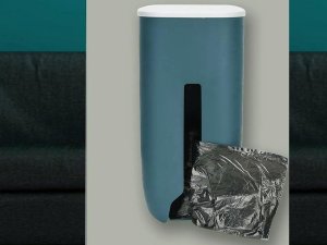 Verk Pojemnik na reklamówki siatki torby organizer na worki kuchenny na ściannę Pojemnik na reklamówki siatki torby organizer na worki kuchenny na ściannę 8